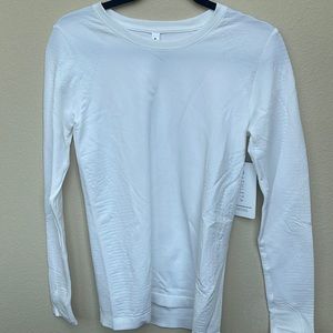 Athelta white long sleeve